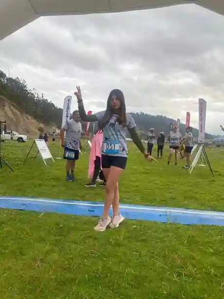 Alcanzó el primer lugar en su categoría, la 5K Juvenil femenino del Trail Amula