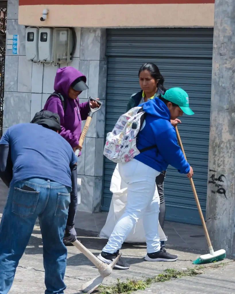 Riobamba se prepara para la minga de recolección de basura
