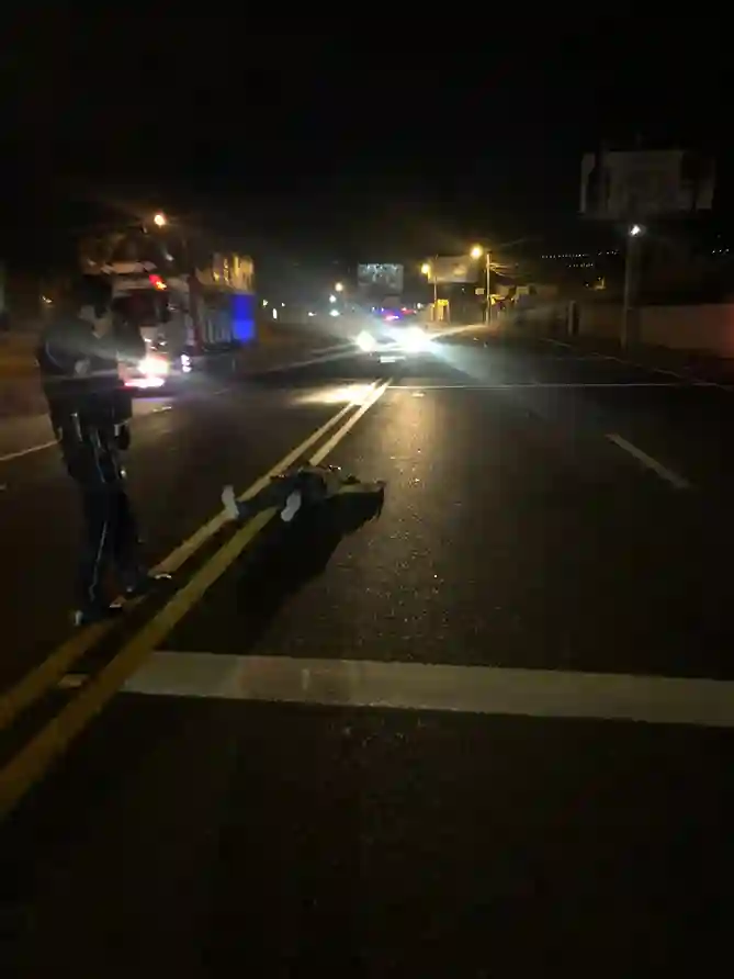 Agentes civiles de Tránsito acudieron raudos al llamado, y luego comunicaron al ECU 911 que era jurisdicción del SIAT