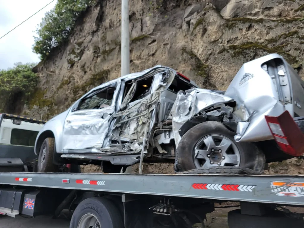 Accidente en la vía Riobamba-Ambato deja un fallecido