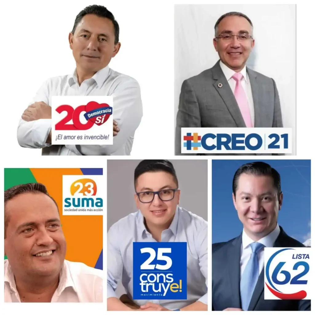 Algunos candidatos ya ocuparon un cargo público.