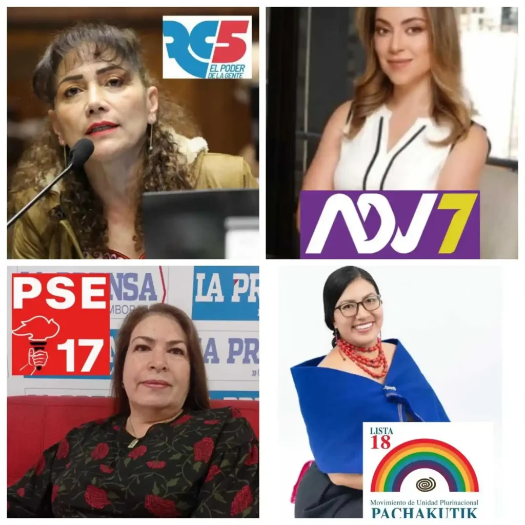 Participantes por un curul en la Asamblea.