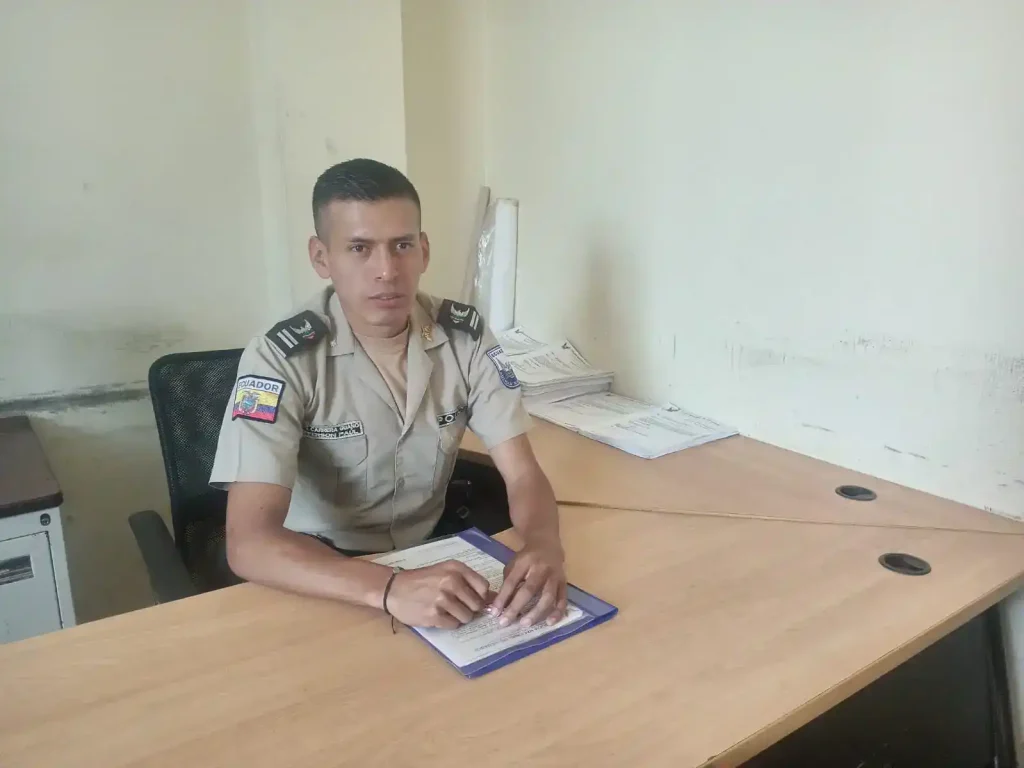 Tnte. Jefferson Carrera, jefe subrogante del Distrito ‘Alausí-Chunchi’
