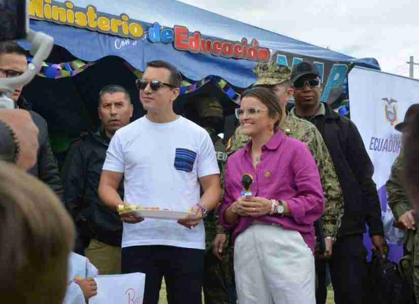 Daniel Noboa y María José Pinto, binomio para elecciones 2025