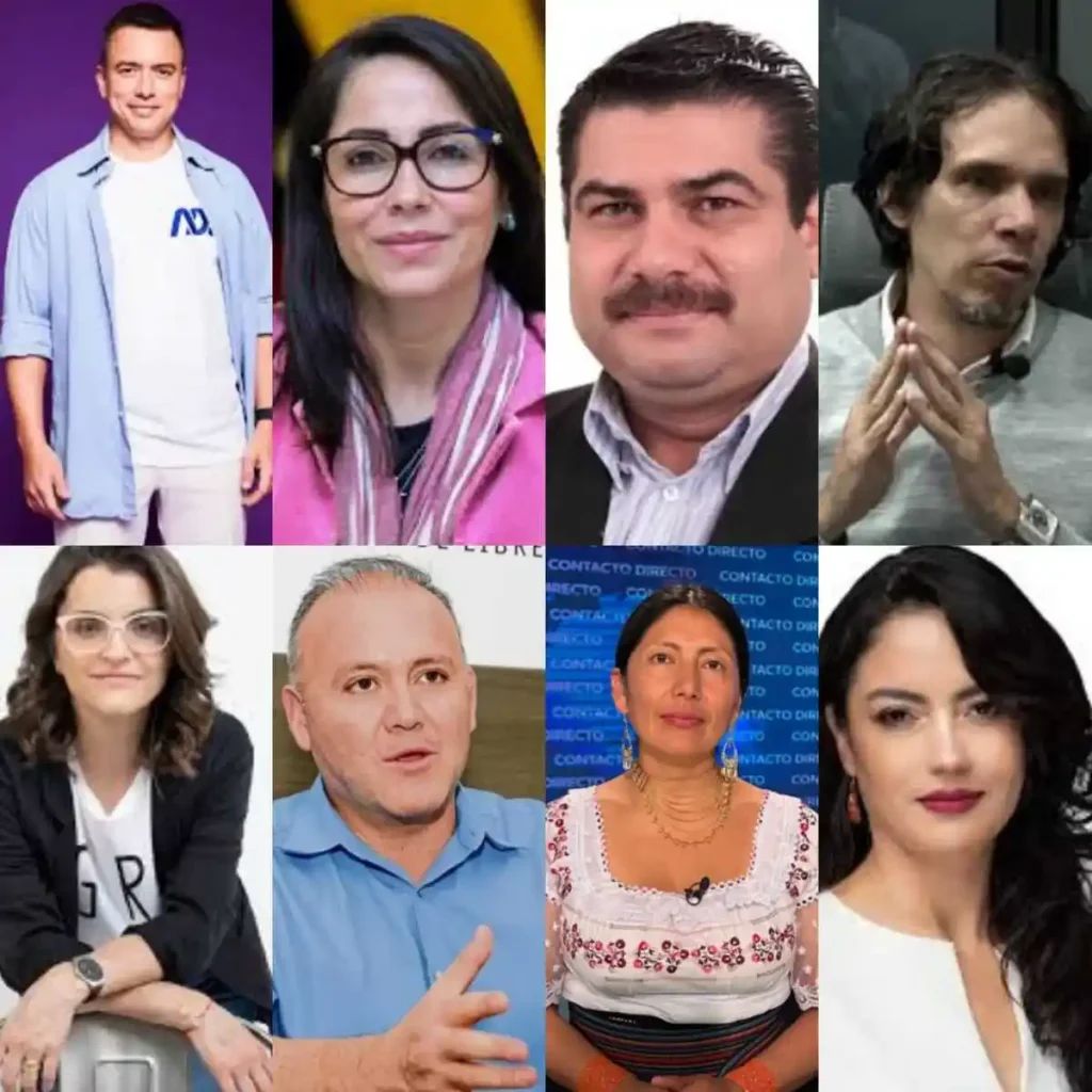 Intención del voto en Riobamba para las elecciones del 2025.