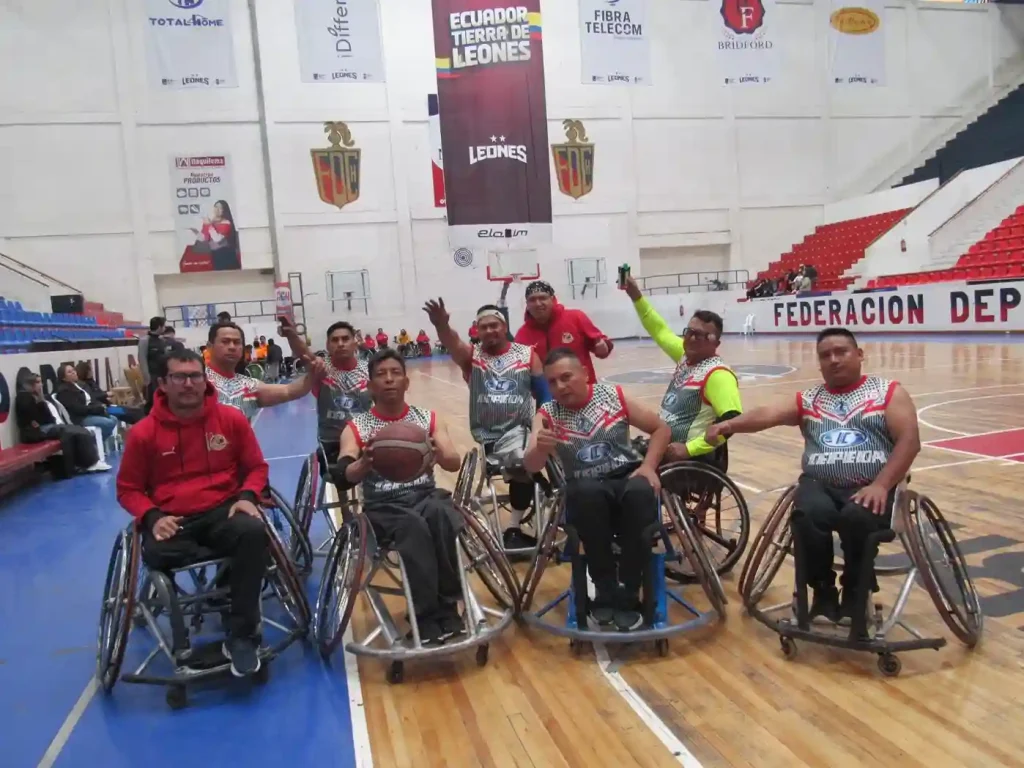 Campeonato Nacional de Básquet en Silla de Ruedas en Riobamba