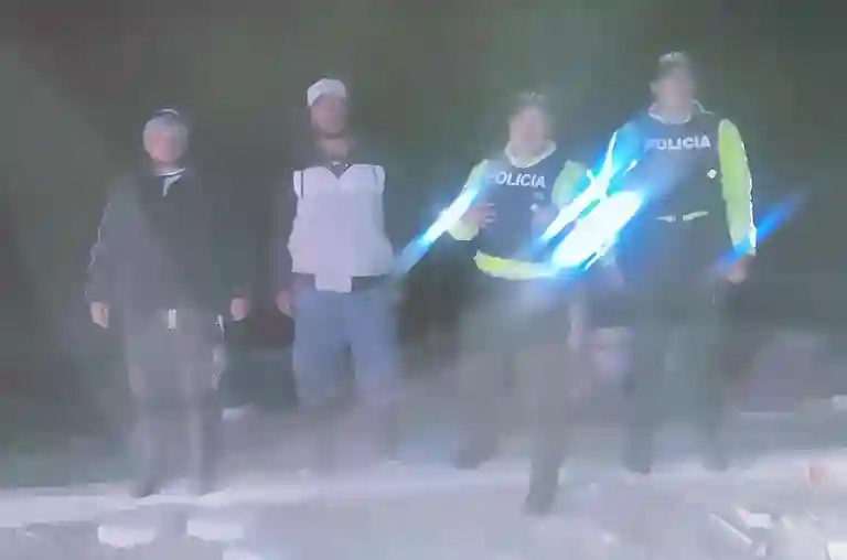 Al momento, 3 personas siguen desaparecidas en las montañas del cantón Guano. Policía Nacional y entes de socorro continúan su búsqueda