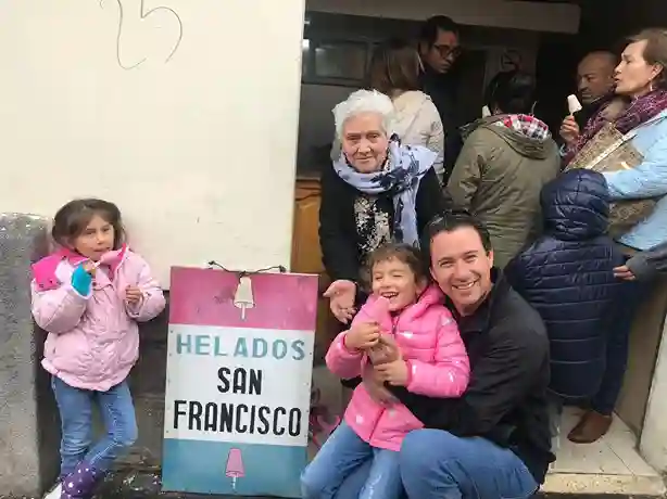Helados San Francisco presentes desde 1950 en Riobamba.