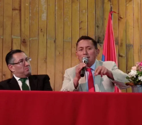 El precandidato a la Asamblea por Chimborazo, Jorge Morocho, presentó su apoyo a Saquicela.