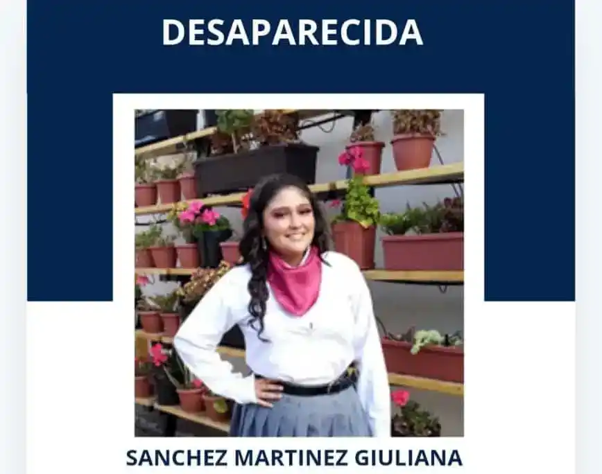 Al momento, hay 2 adolescentes de 15 años desaparecidas en Riobamba: Alisson Micaela Cacuango Chuquiana y Giuliani Antonella Martínez Sánchez