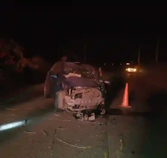 Un policía en servicio activo murió en accidente de tránsito en Pallatanga, cerca de las 03:30 h, cuando se dirigía a Yaguachi a trabajar