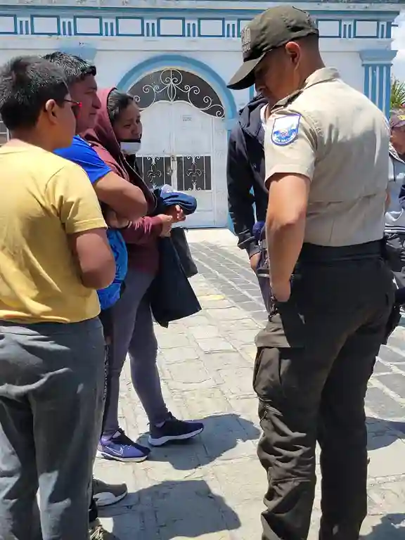 Efectivos de la Policía Nacional expresaron su pesar a la familia