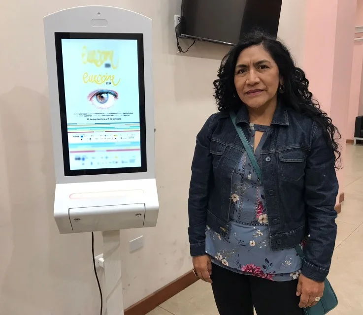 Pía Zurita, directora del Festival Eurocine en Riobamba.