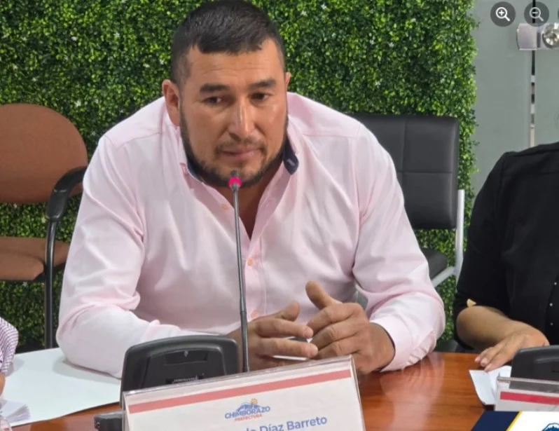 Segundo Desiderio, presidente de la junta parroquial de Guanando