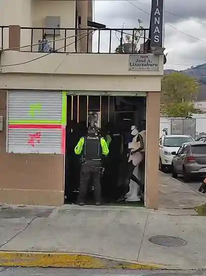 Las unidades especializadas de la Policía Nacional tomaron procedimiento