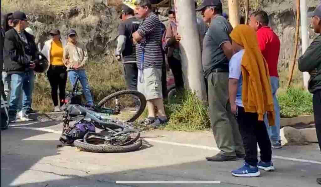 Ciclista muere en accidente de tránsito en la curva de Licán