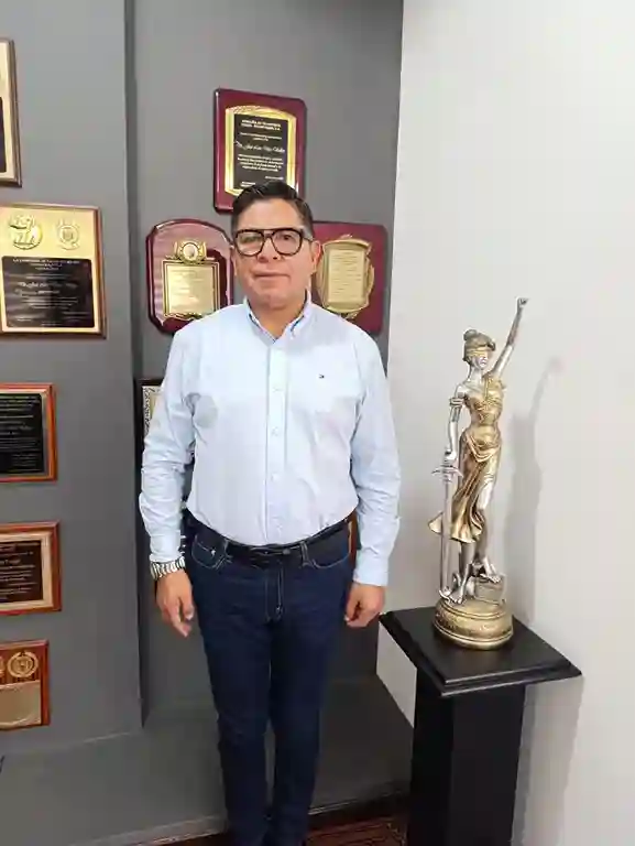 José Luis Díaz, reconocido profesional del Derecho que luchará porque el hecho no quede impune