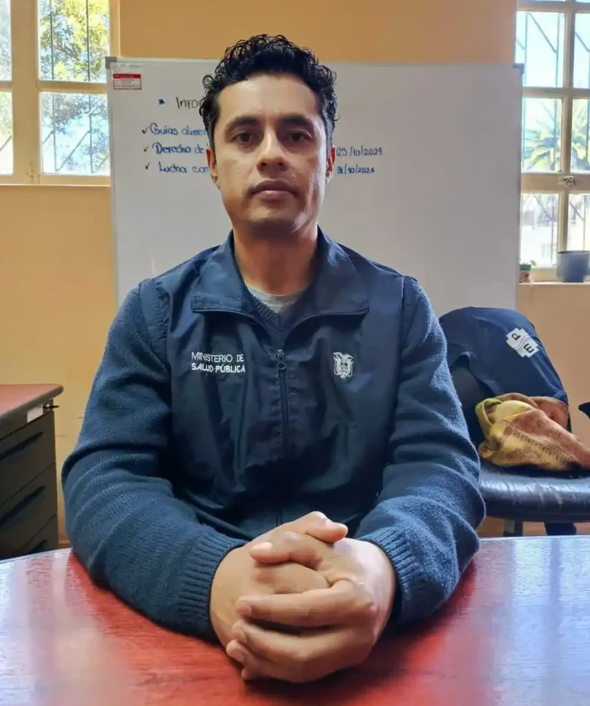 Luis Lozada, responsable zonal de salud mental de la Coordinación Zonal 3