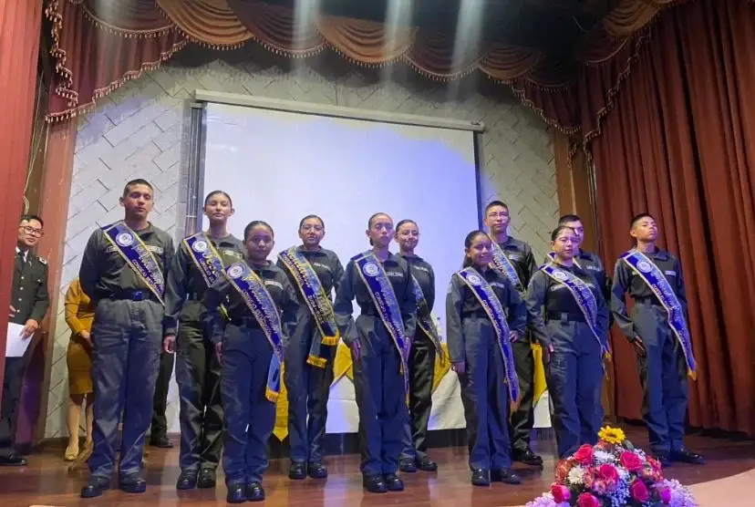 Liceo Policial posesionó a su nuevo Consejo Estudiantil.
