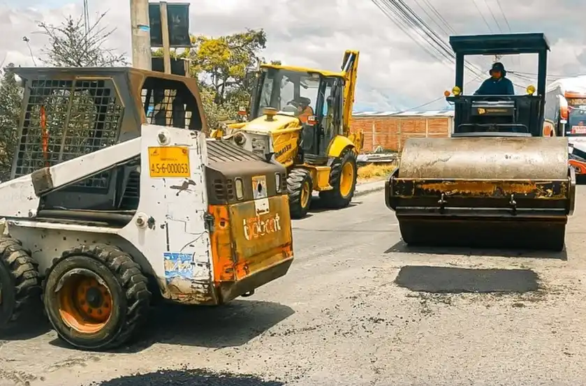 Riobamba invirtió más de USD 7 millones a los baches en 2024