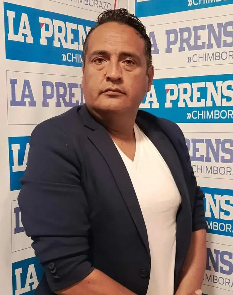Cristian Vega, candidato a la Asamblea por Chimborazo