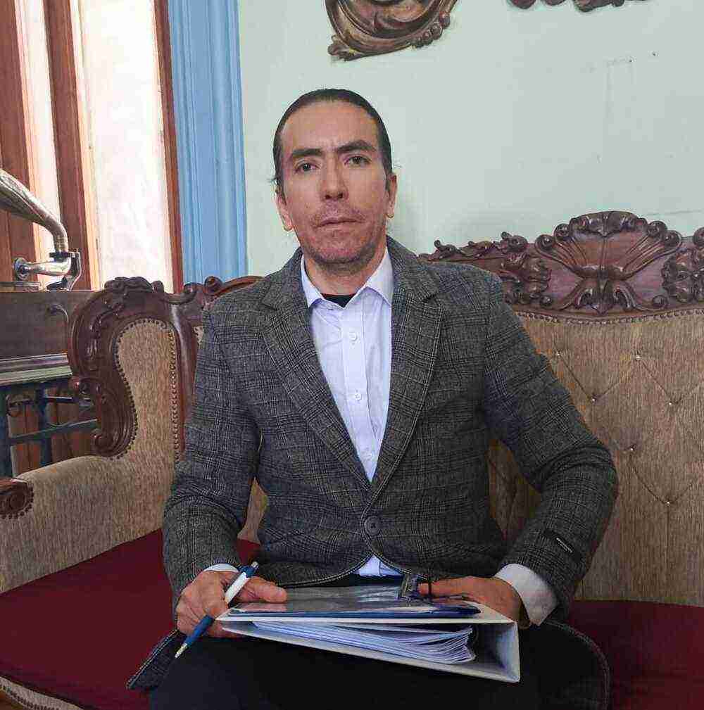 Víctor García, gestor cultural del Municipio Riobamba.