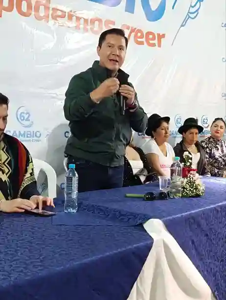 Juan Pablo Cruz Carrillo, candidato a la Asamblea Nacional por Chimborazo, por el movimiento Cambio - lista 62