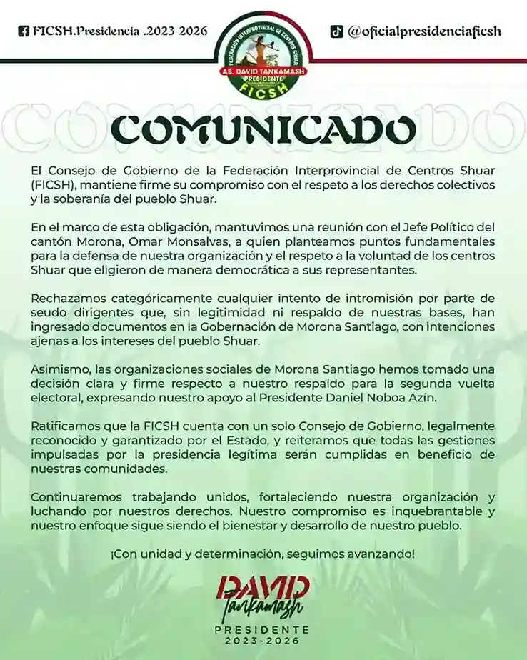 División entre pueblos tras elecciones de segunda vuelta
