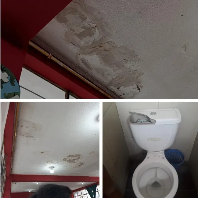 Padres se sienten inconformes por la infraestructura del colegio.
