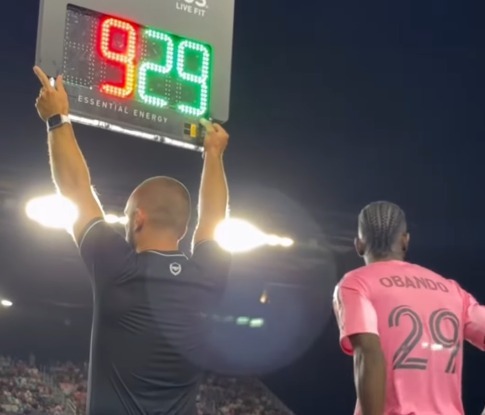 Inter Miami - Toronto: el ecuatoriano Allen Obando hizo su debut.