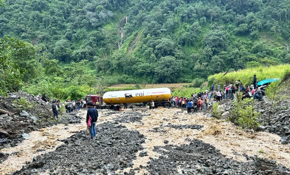 Chimborazo en emergencia por lluvias, deslaves y vías colapsadas