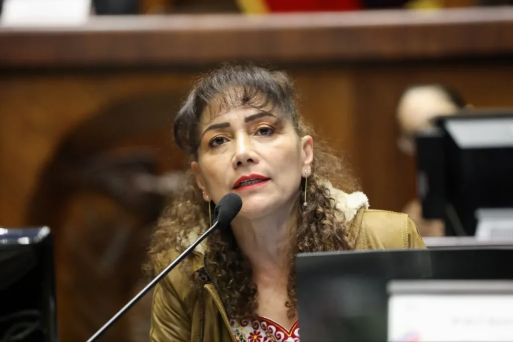 Patricia Núñez, asambleísta de RC5 denunciada en el TCE