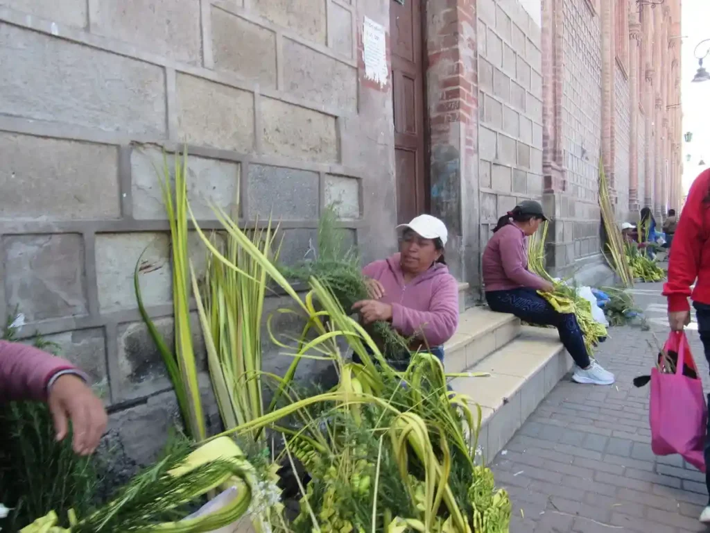 Riobamba: Iglesia católica en Domingo de Ramos y Semana Santa