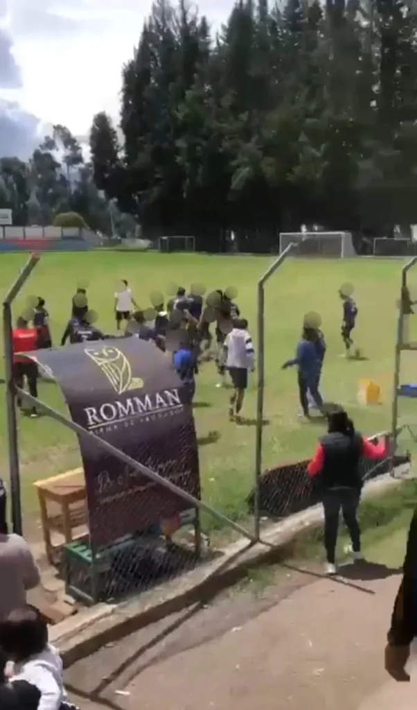 Sobre el césped también se dio la pelea