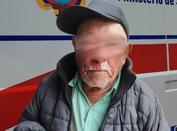 Agresión y robo a un adulto mayor en Guaranda