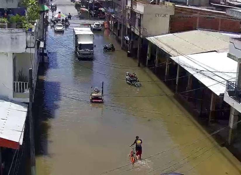 Milagro bajo el agua por lluvias y COE evalúa declarar emergencia