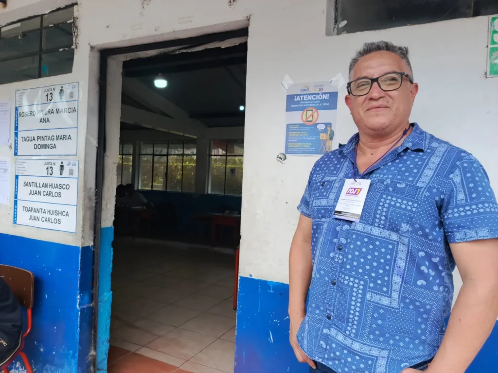 Iván Chávez, coordinador del movimiento ADN en Pallatanga