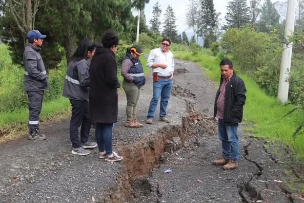 Alertan riesgos por deslizamientos en Chimbo