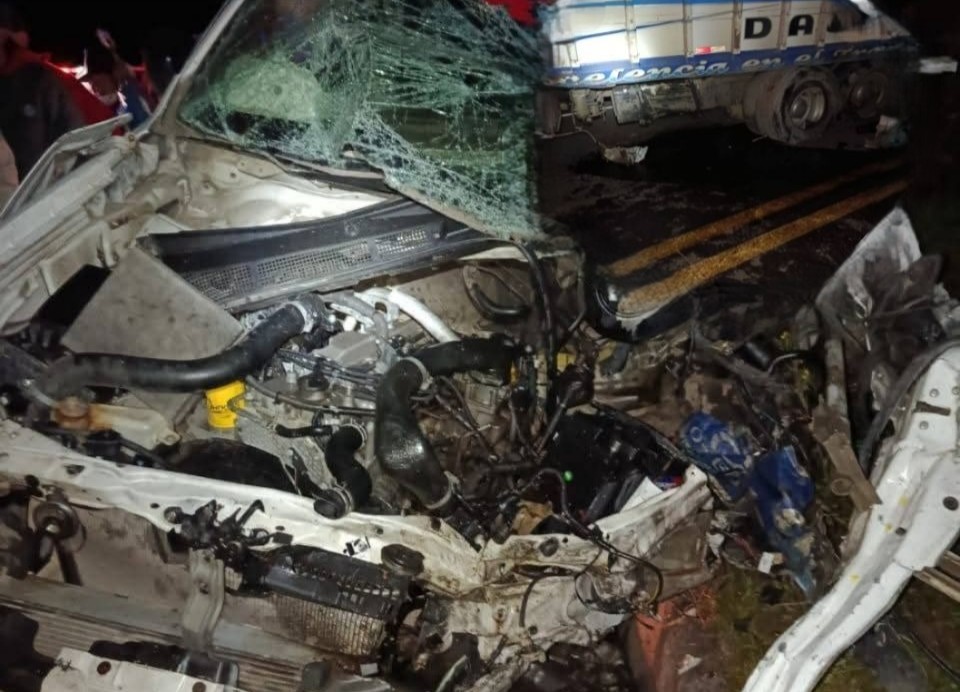 Fuerte accidente de tránsito en el cantón Guamote