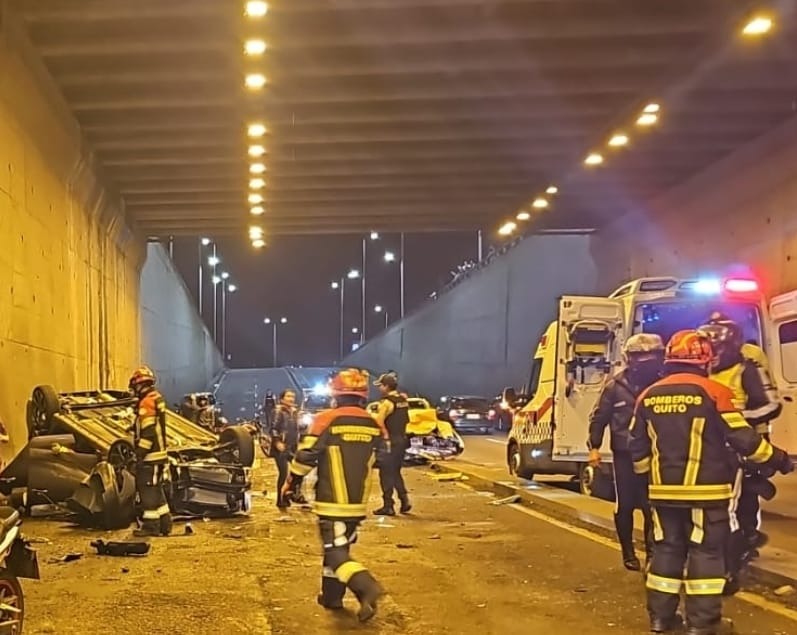 Accidente de tránsito en Quito deja seis heridos graves