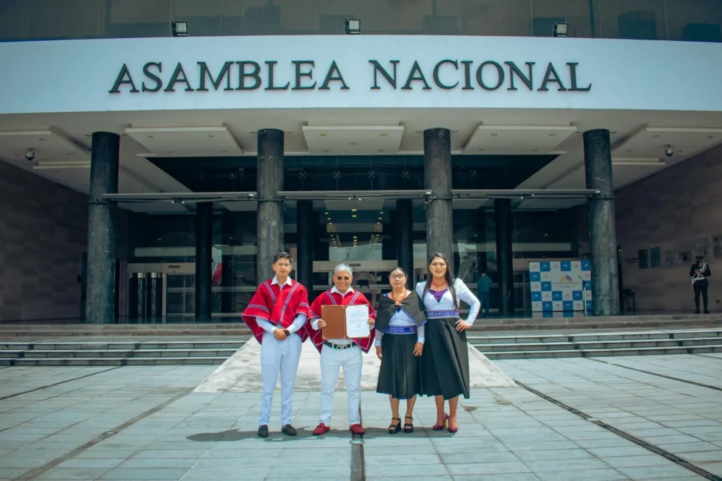 Mushuc Runa recibió reconocimiento de la Asamblea Nacional.