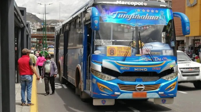Pago electrónico en buses no se ejecuta en Ambato.