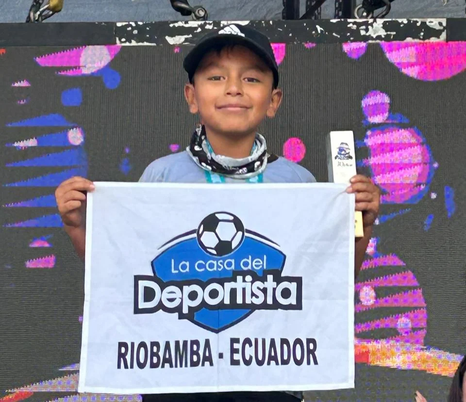 Pequeño ganador en la Ruta del Hielero.