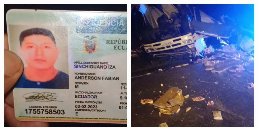 Hombre falleció en accidente de tránsito en Pallatanga