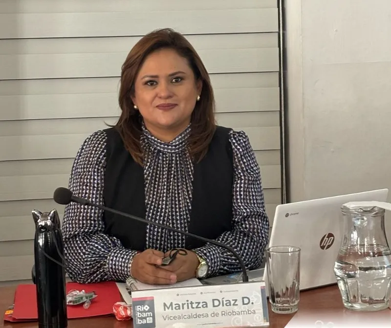 Maritza Díaz, vicealcaldesa de Riobamba.